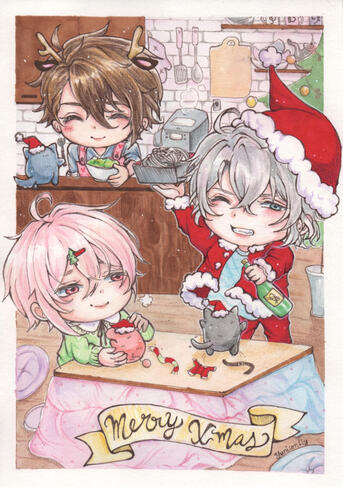 Chibi fundo detalhado